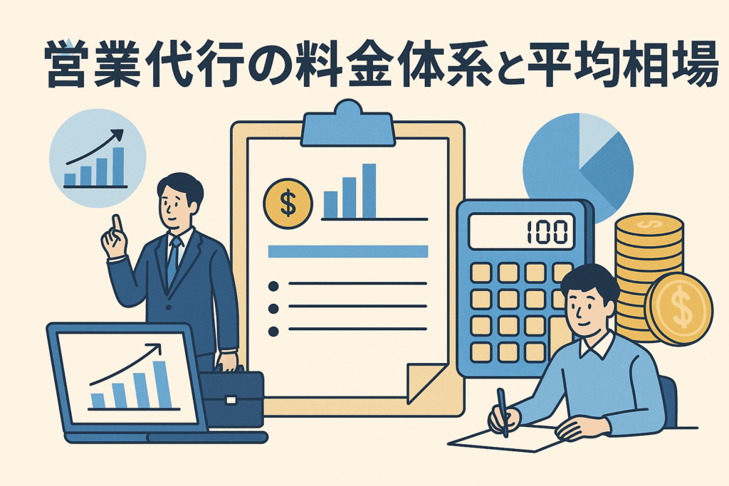 営業代行の料金体系と平均相場