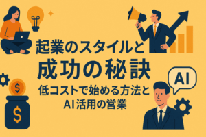 起業のスタイルと成功の秘訣
